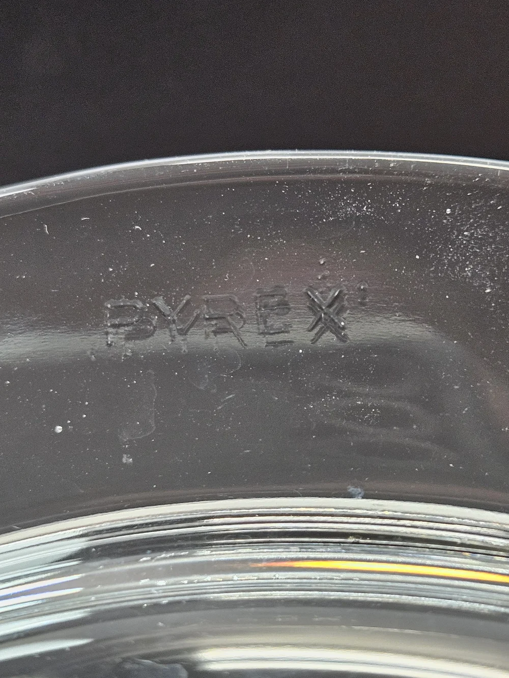 Vintage Pyrex England 28-C Clear Glass Round Casserole Dish Replacement Lid 28cm